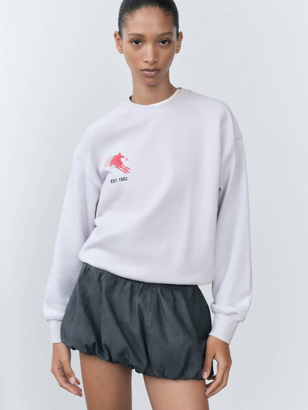 

MANGO Pure Cotton Oversized Sweater, Off white
