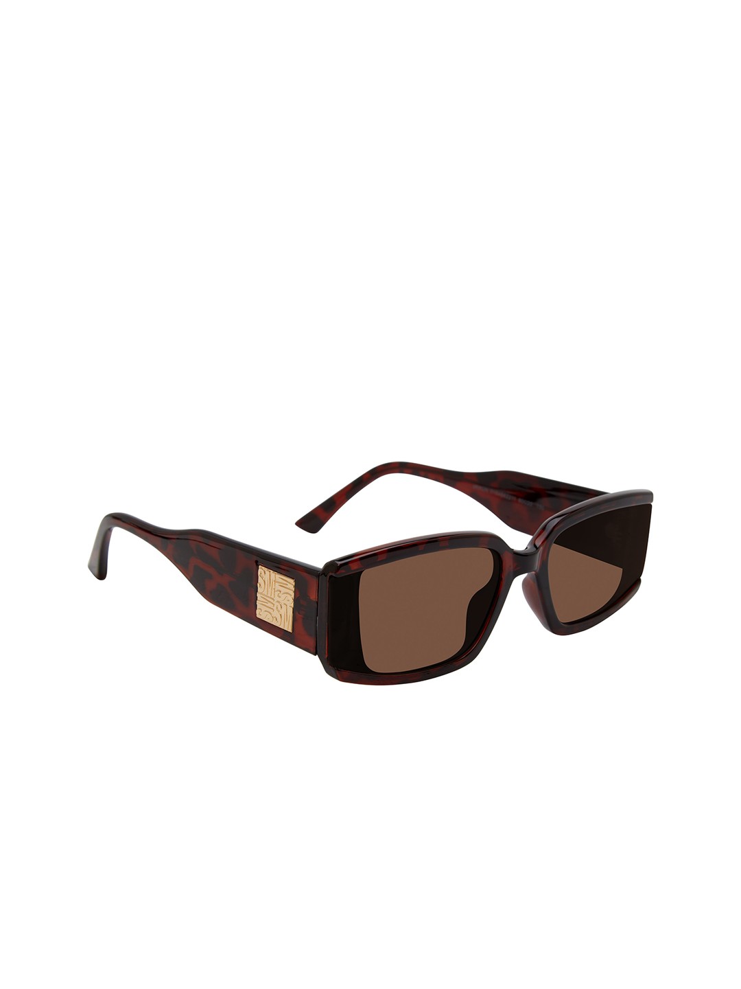 

Steve Madden Unisex Square Sunglasses with UV Protected Lens X17259, Brown