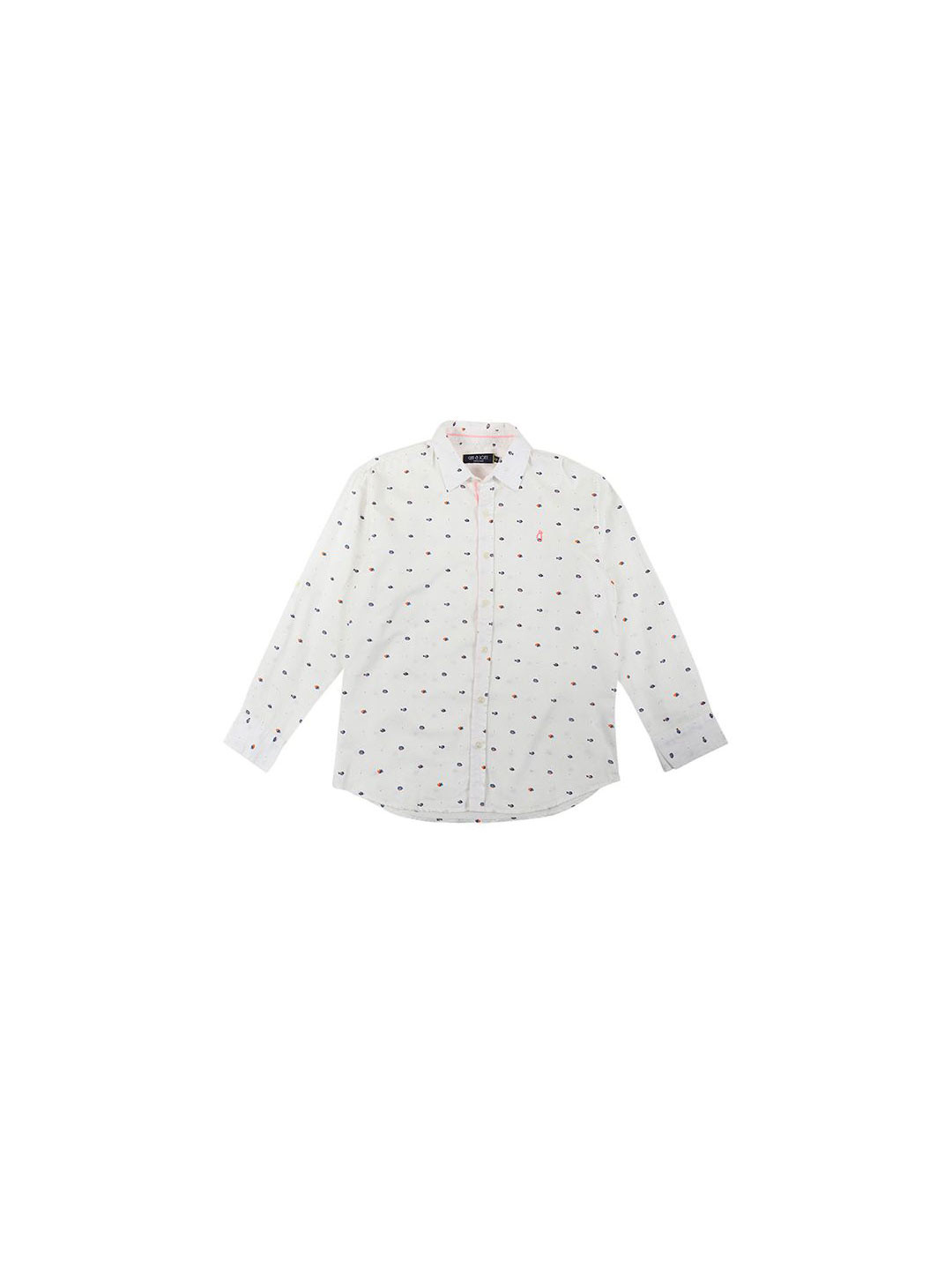 

Gini and Jony Boys Standard Opaque Printed Casual Shirt, White