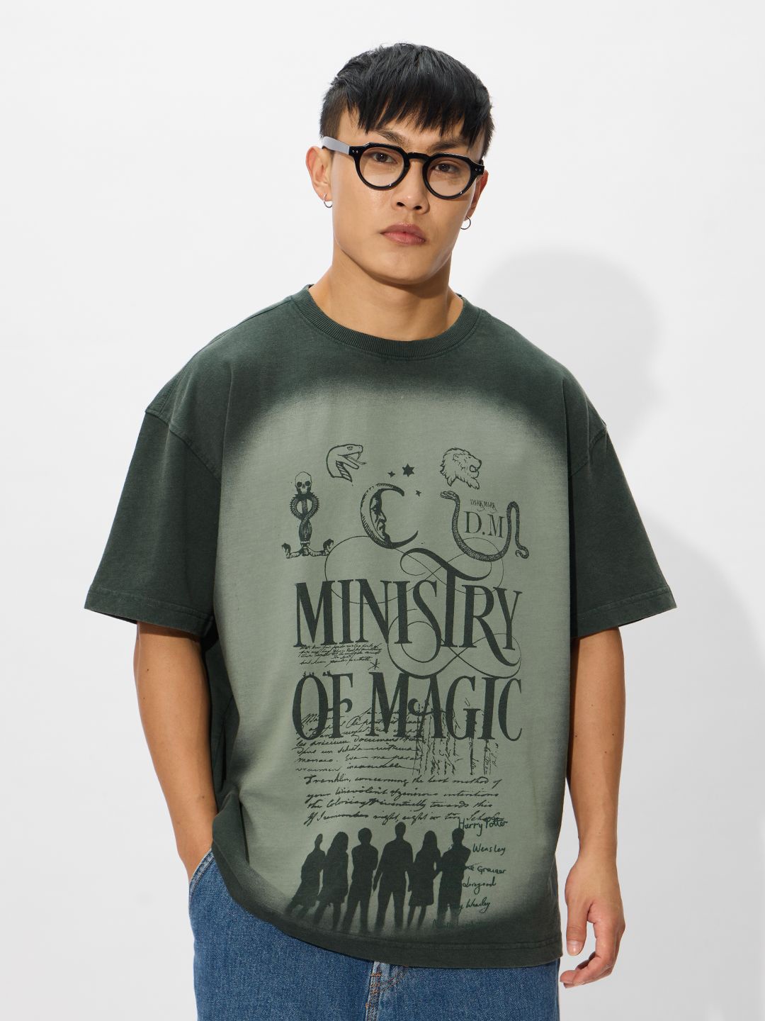 

The Souled Store Men Typography Printed T-shirt, Green
