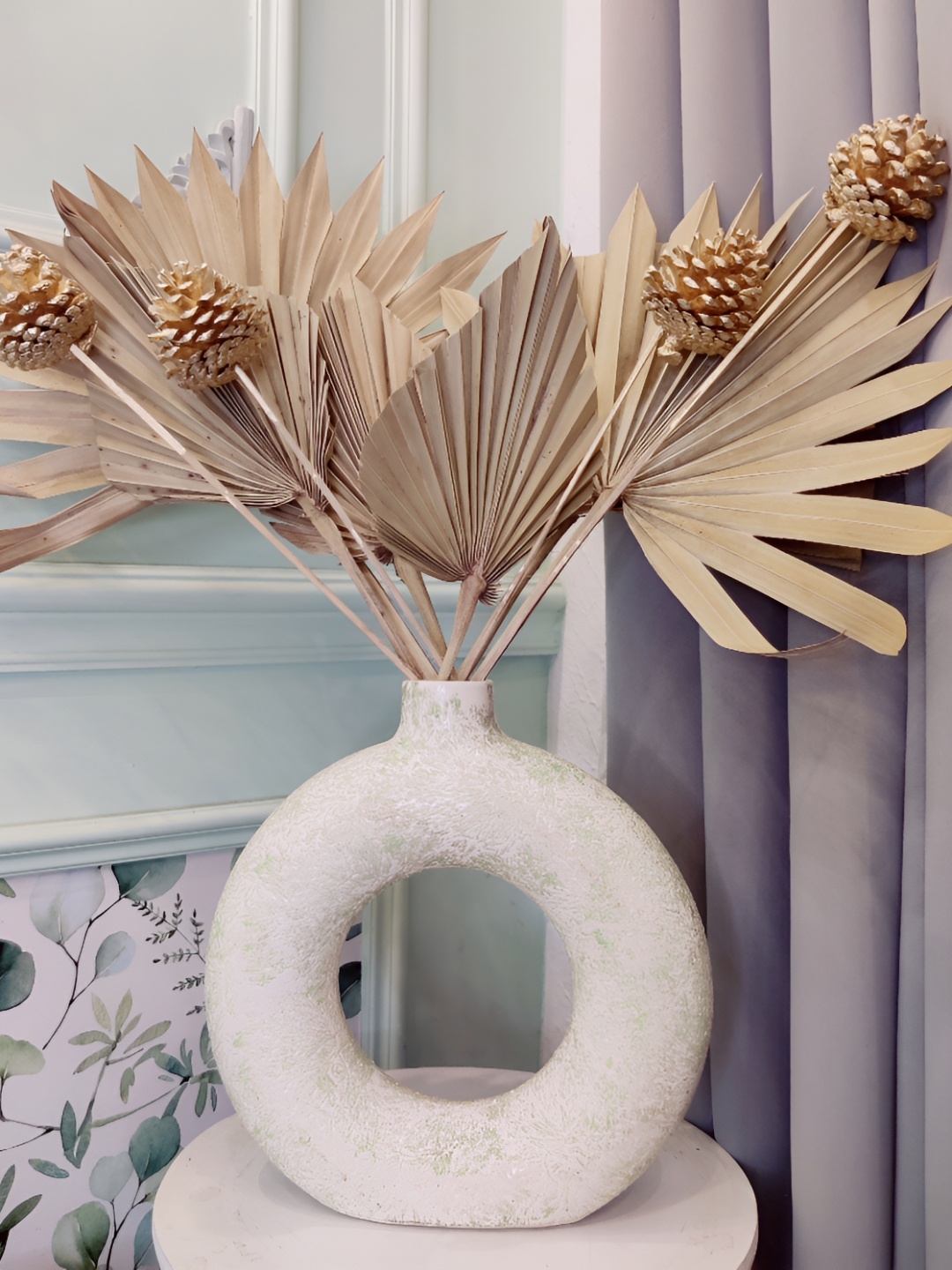 

Myntra Elegant Homes Cream-Coloured 1 Bunch Primrose Pine Artificial Flower