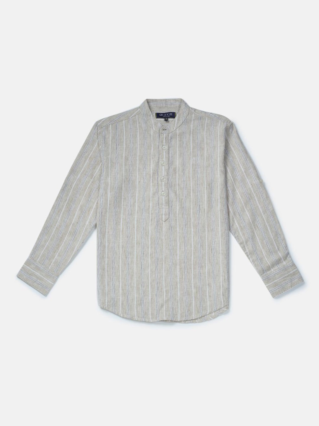 

Gini and Jony Boys Standard Opaque Striped Casual Shirt, Beige