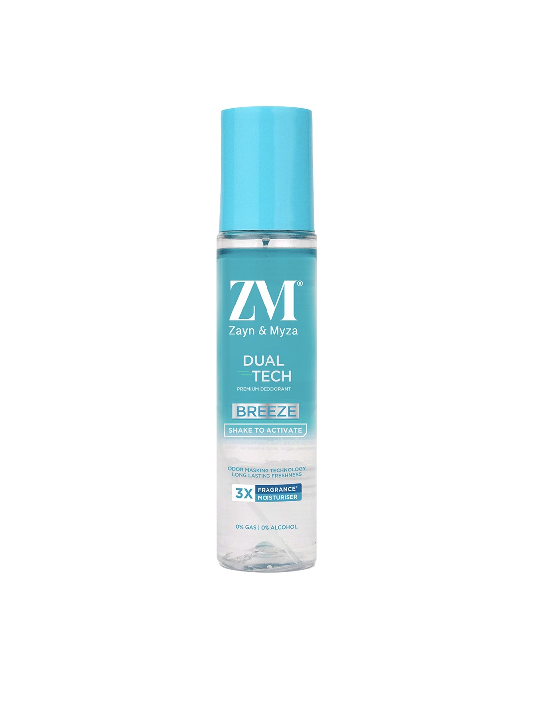 

ZM Zayn & Myza Dual Tech Breeze Premium Deodorant- 120 ml, Transparent