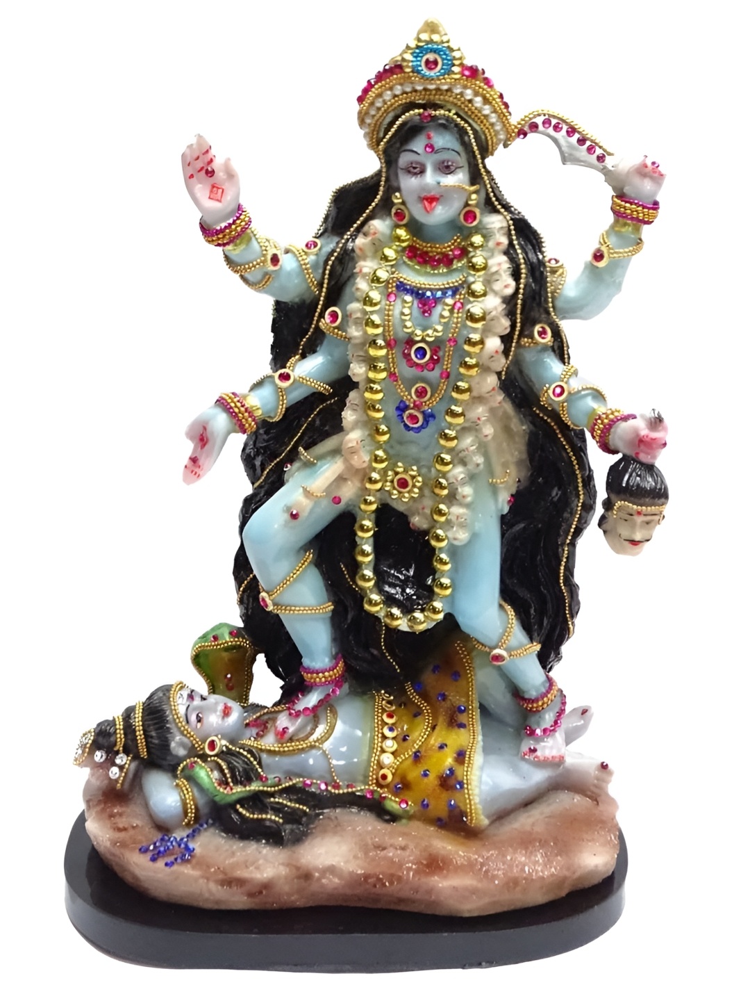 

Craft N Decor Blue Religious Figurine Showpiece