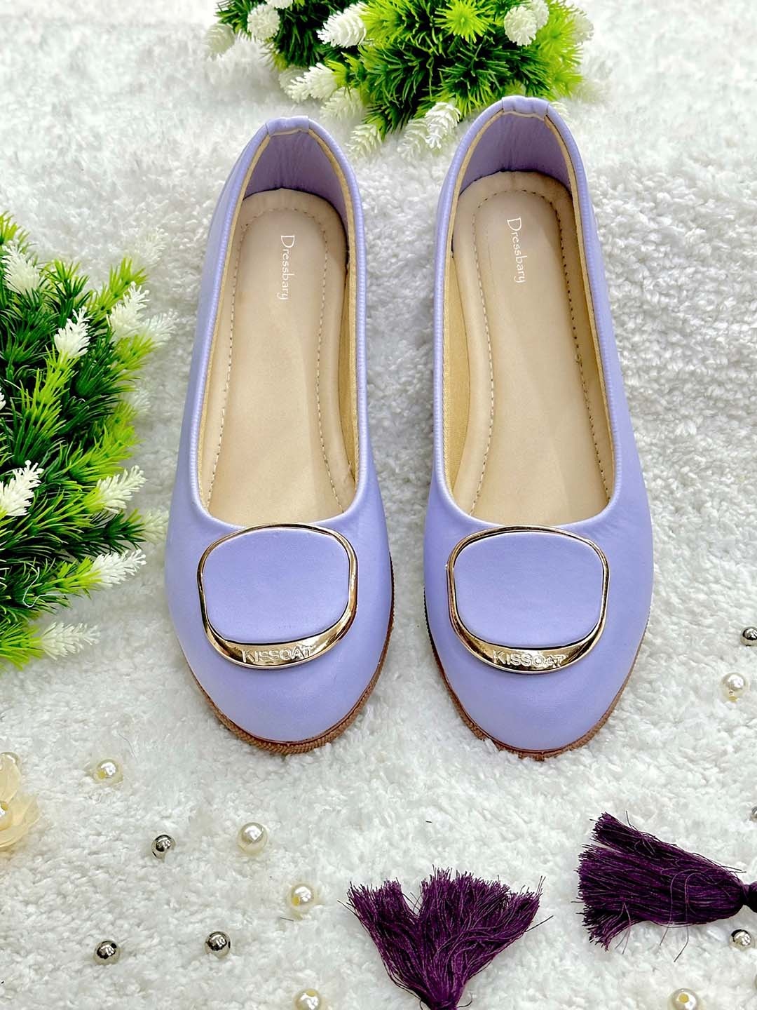 

DressBerry Women Mules Flats, Lavender