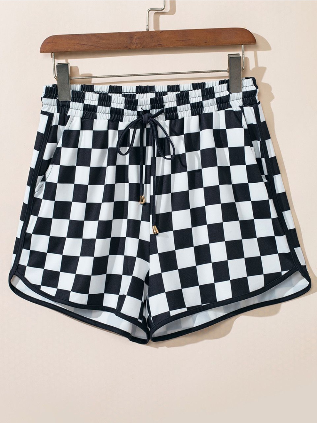 

StyleCast Women Checked Technology Shorts, Multi