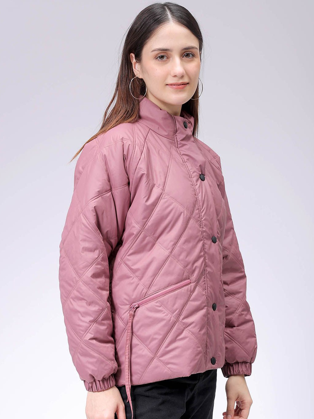 

Freehand by The Indian Garage Co Women Puffer Jacket, Purple