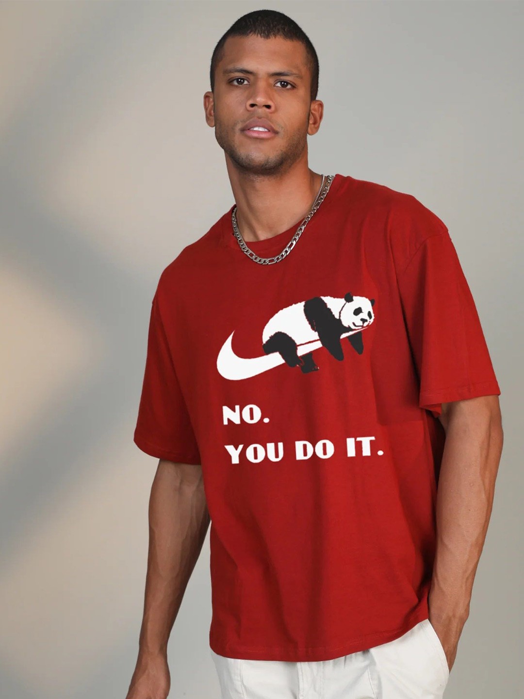 

BOTNIA Unisex Printed T-shirt, Red