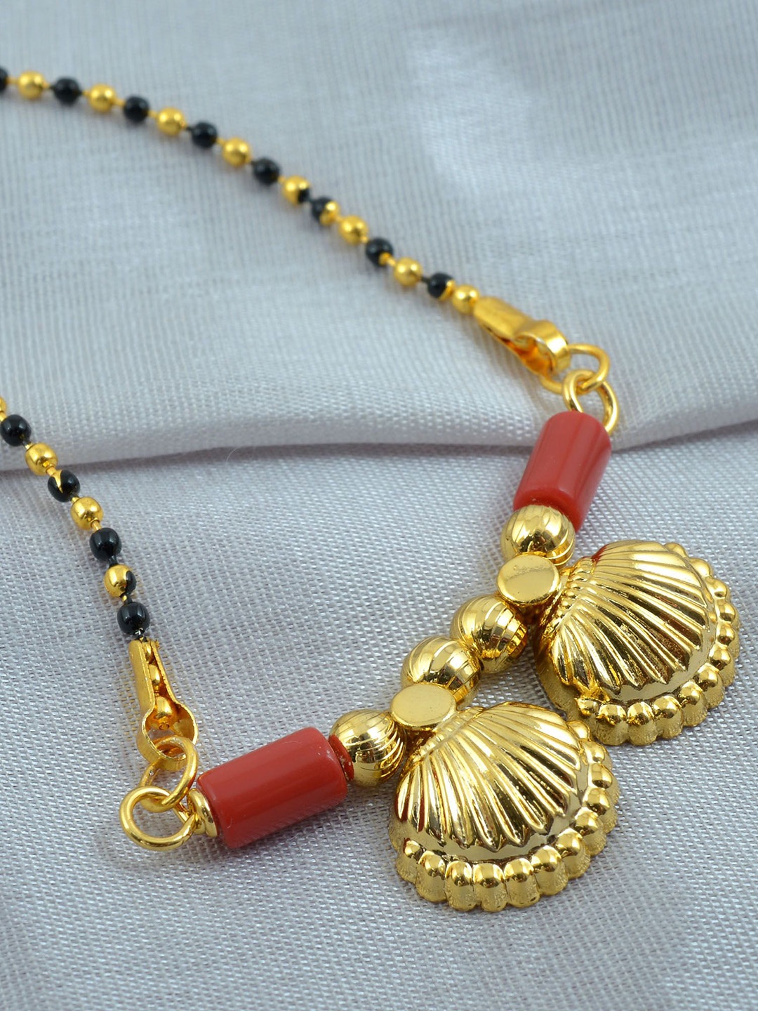 

MEMOIR Gold-Plated Beaded Mangalsutra