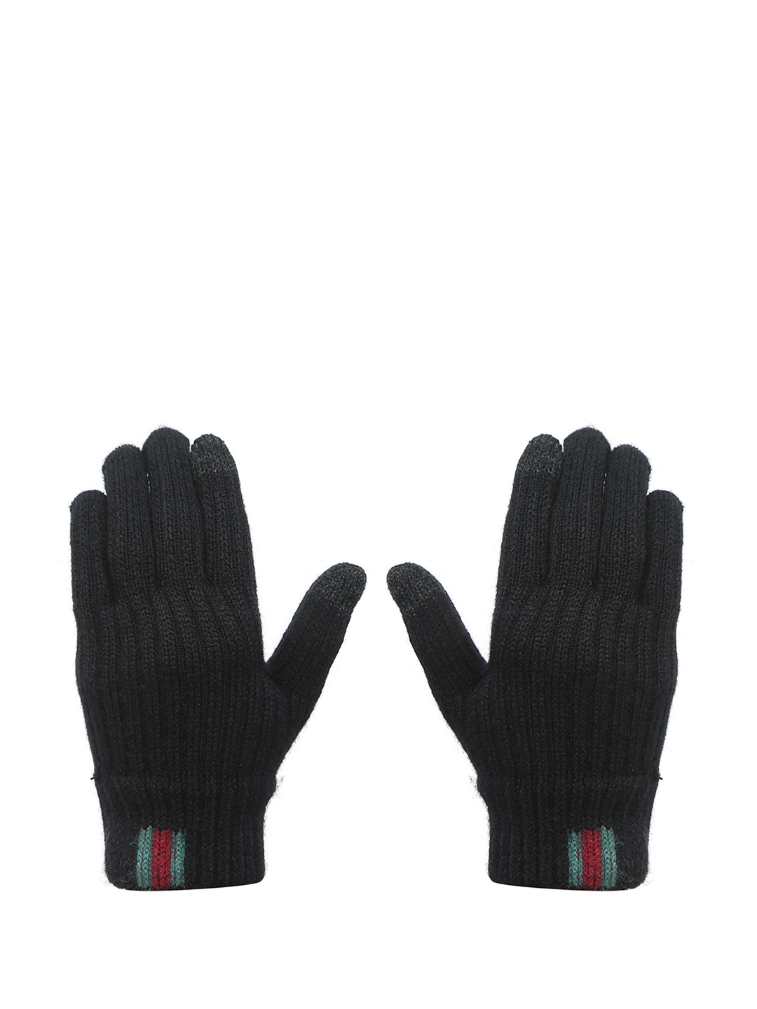 

FabSeasons Kids Acrylic Winter Gloves, Black