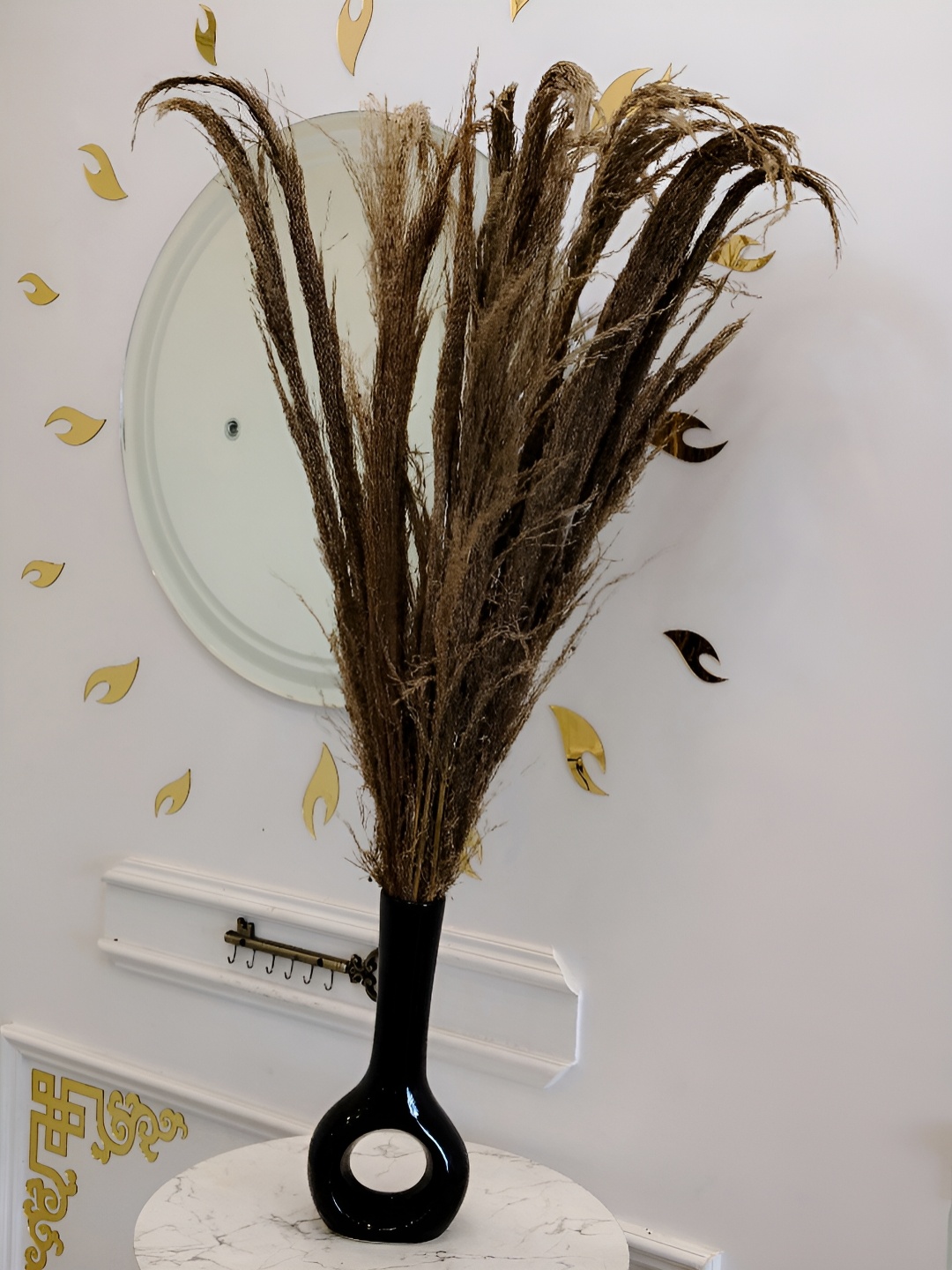 

Myntra Elegant Homes Brown 1 Bunch Variegated Arrowhead Vine Artificial Flower