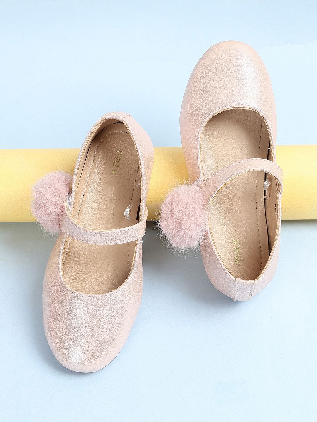 

max Girls Slip-On Ballerinas, Pink