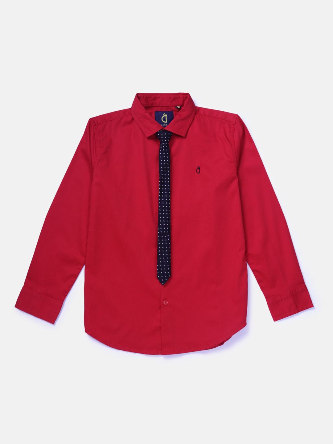 

Gini and Jony Boys Standard Opaque Casual Shirt, Red