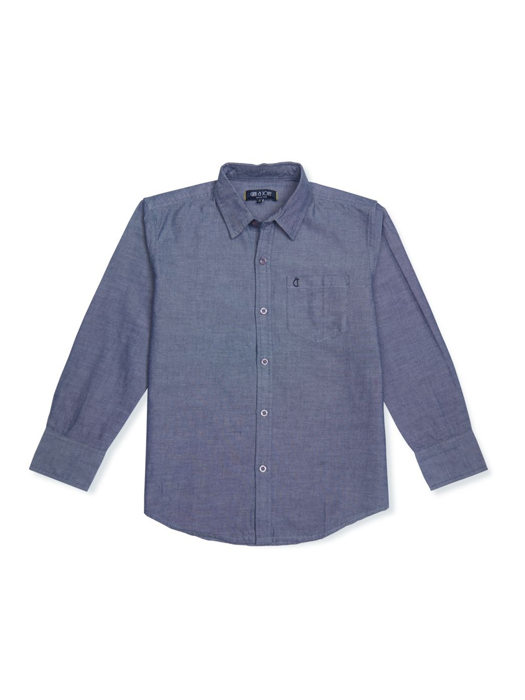 

Gini and Jony Boys Standard Opaque Casual Shirt, Blue