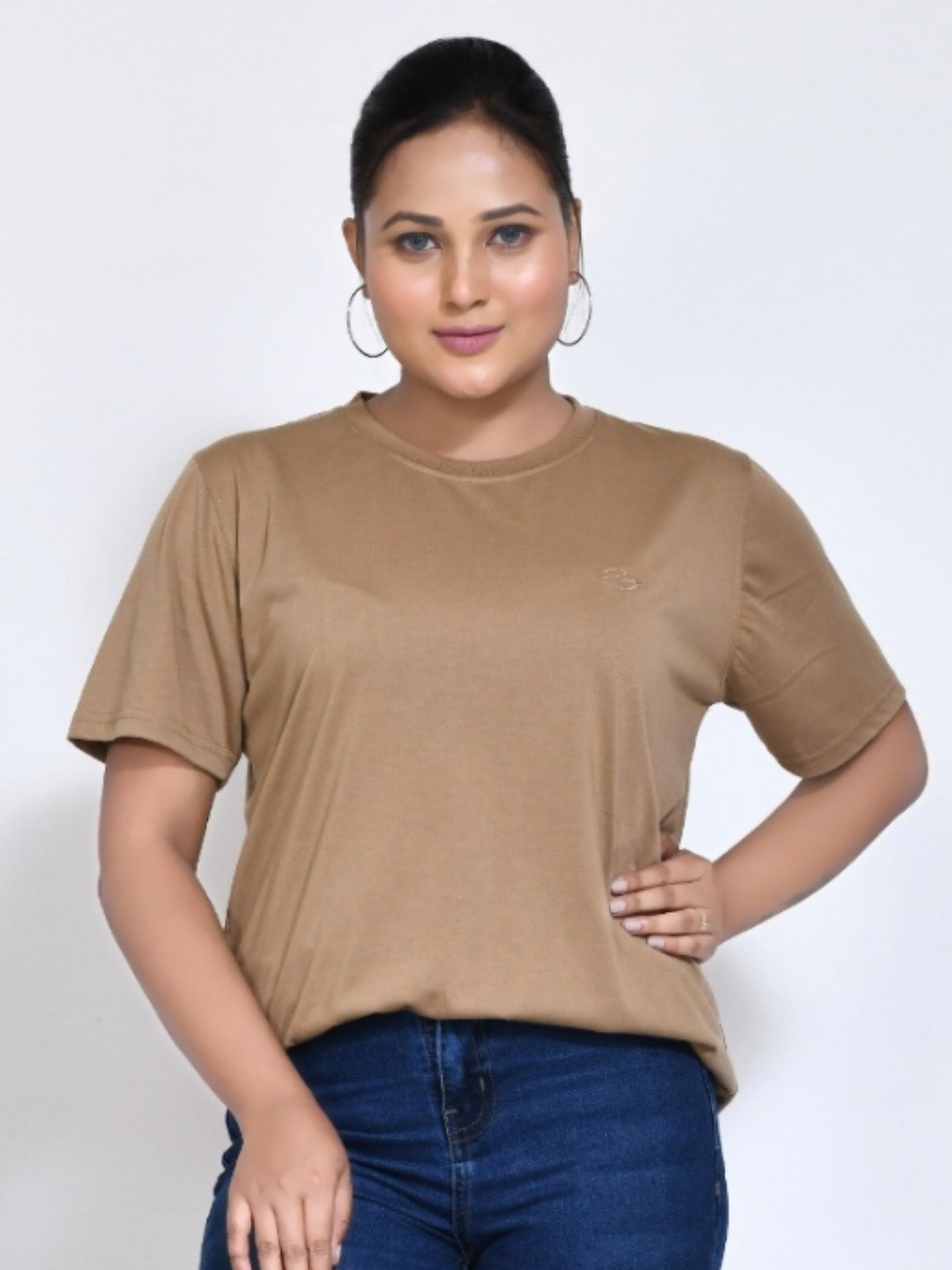 

RAPL Women Pockets T-shirt, Khaki