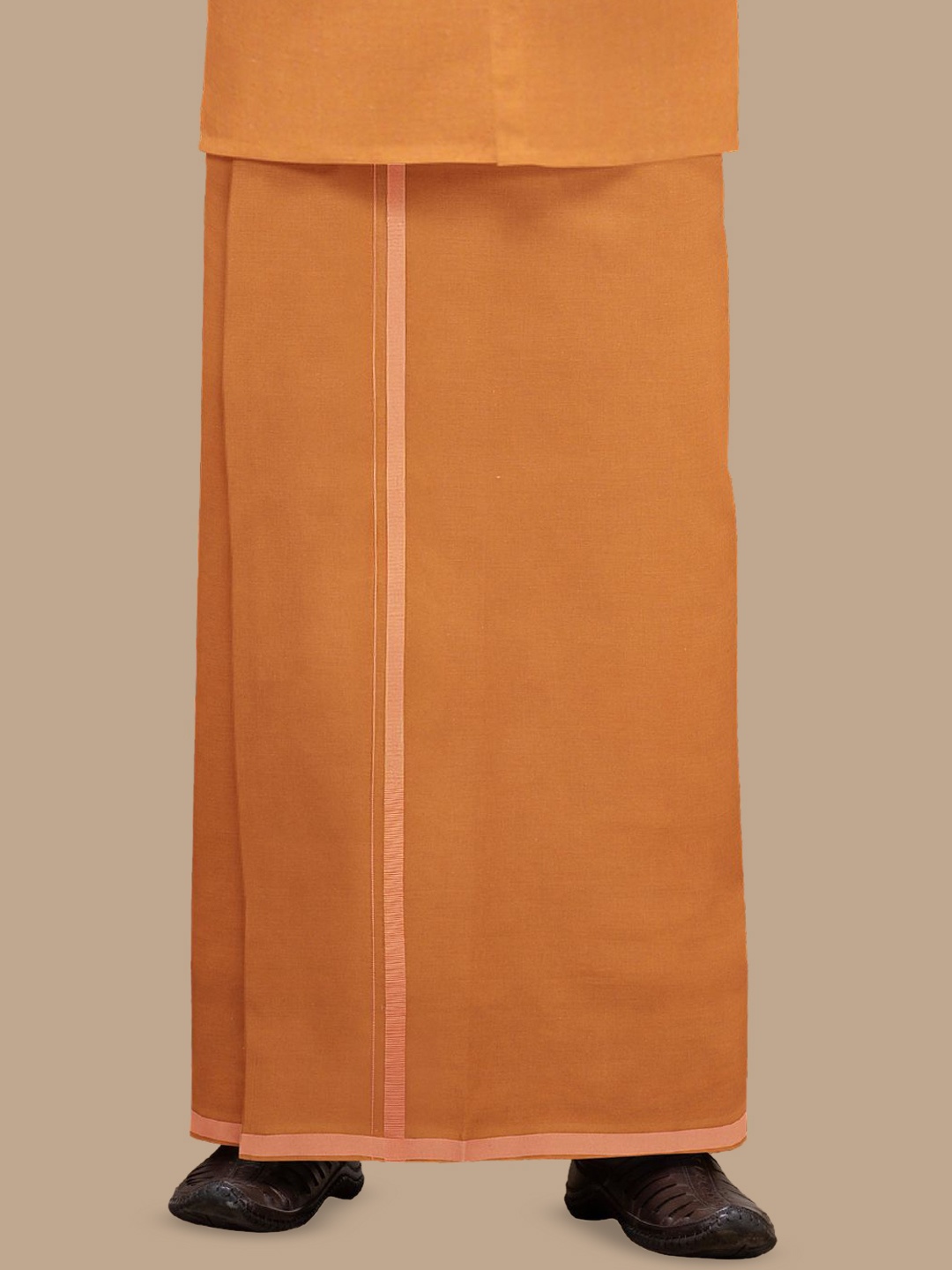

Ramraj Men Readymade Adjustable Dhoti, Orange