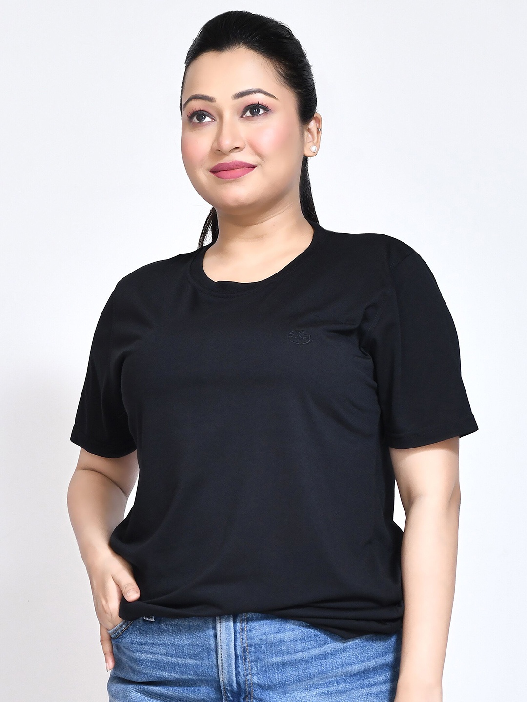 

RAPL Women Round Neck Tshirt, Blue