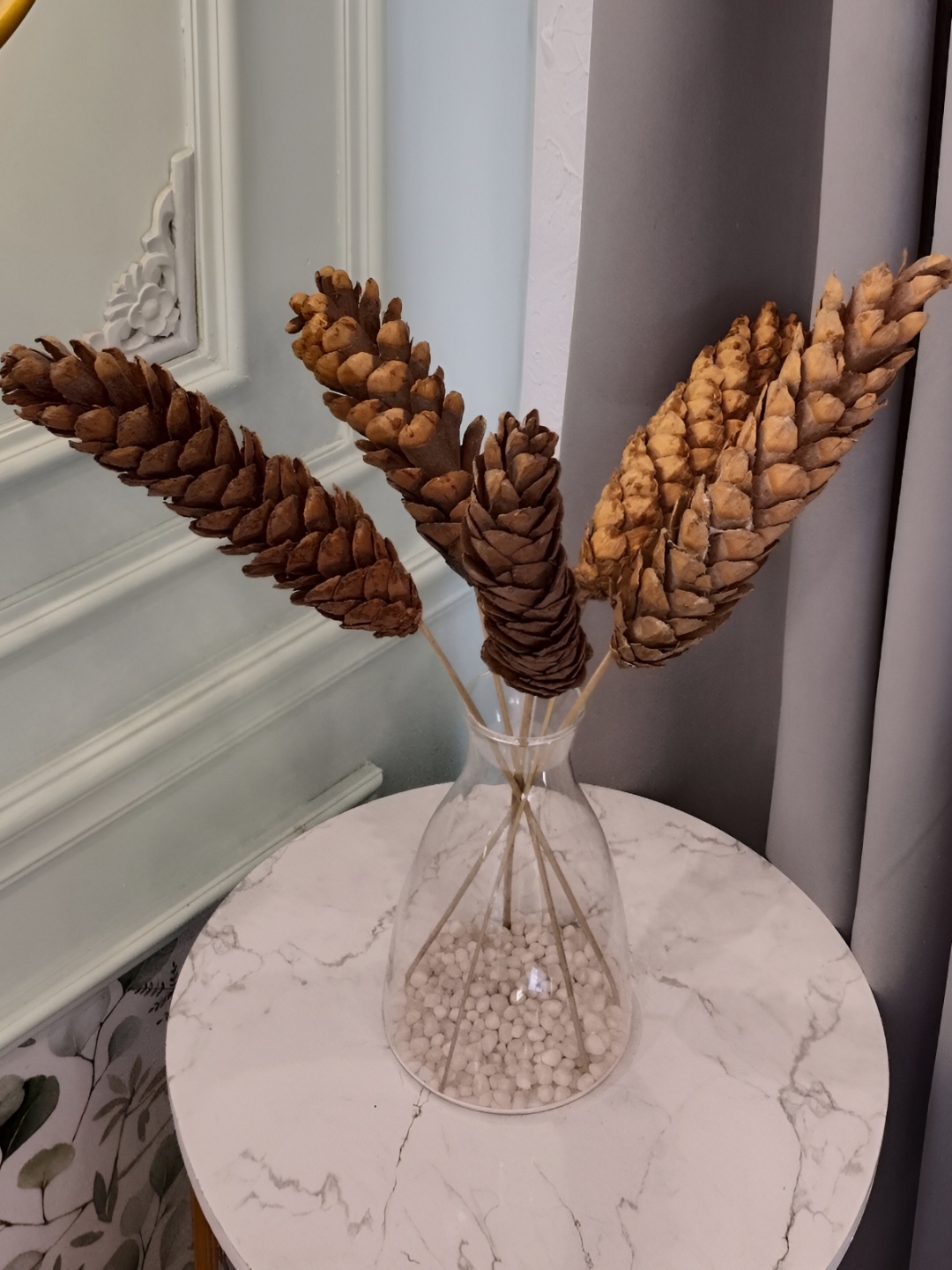 

Myntra Elegant Homes Brown 1 Bunch Alstroemeria Artificial Flower