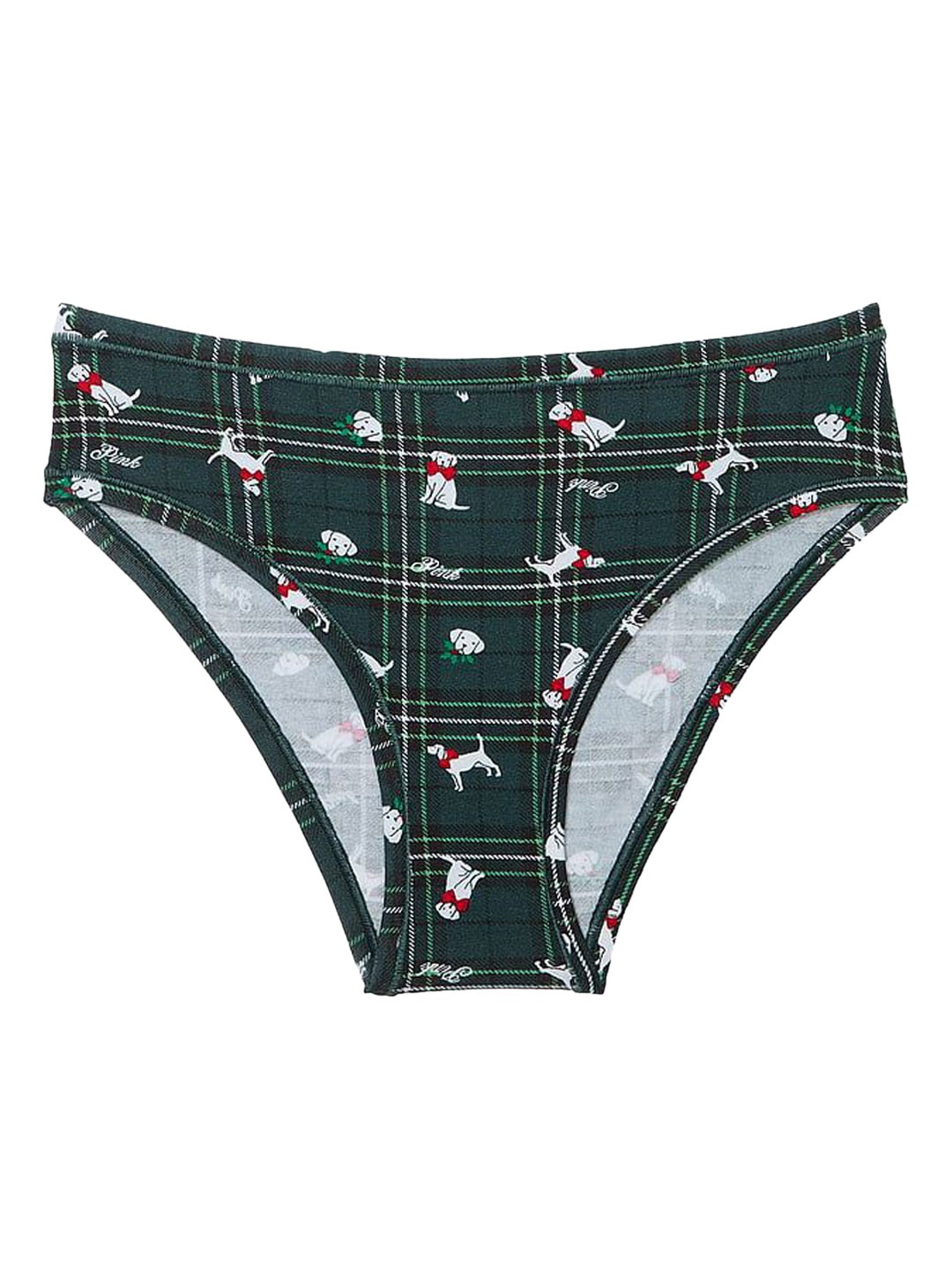 

Victoria's Secret Women Self Design Low-Rise Printed Cheeky Briefs, Green
