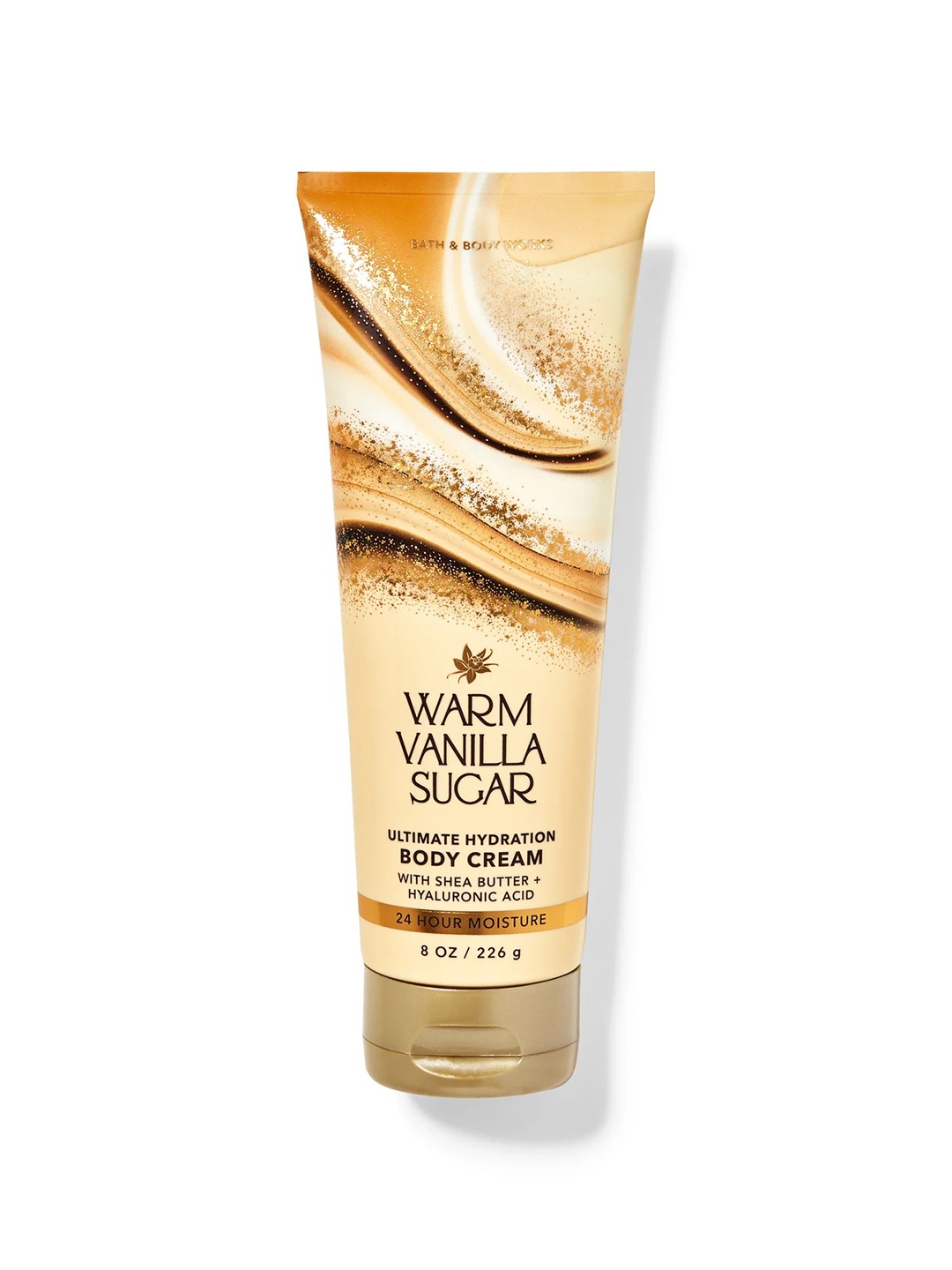 

Bath & Body Works Warm Vanilla Sugar Ultimate Hydration Body Cream - 226g, Gold