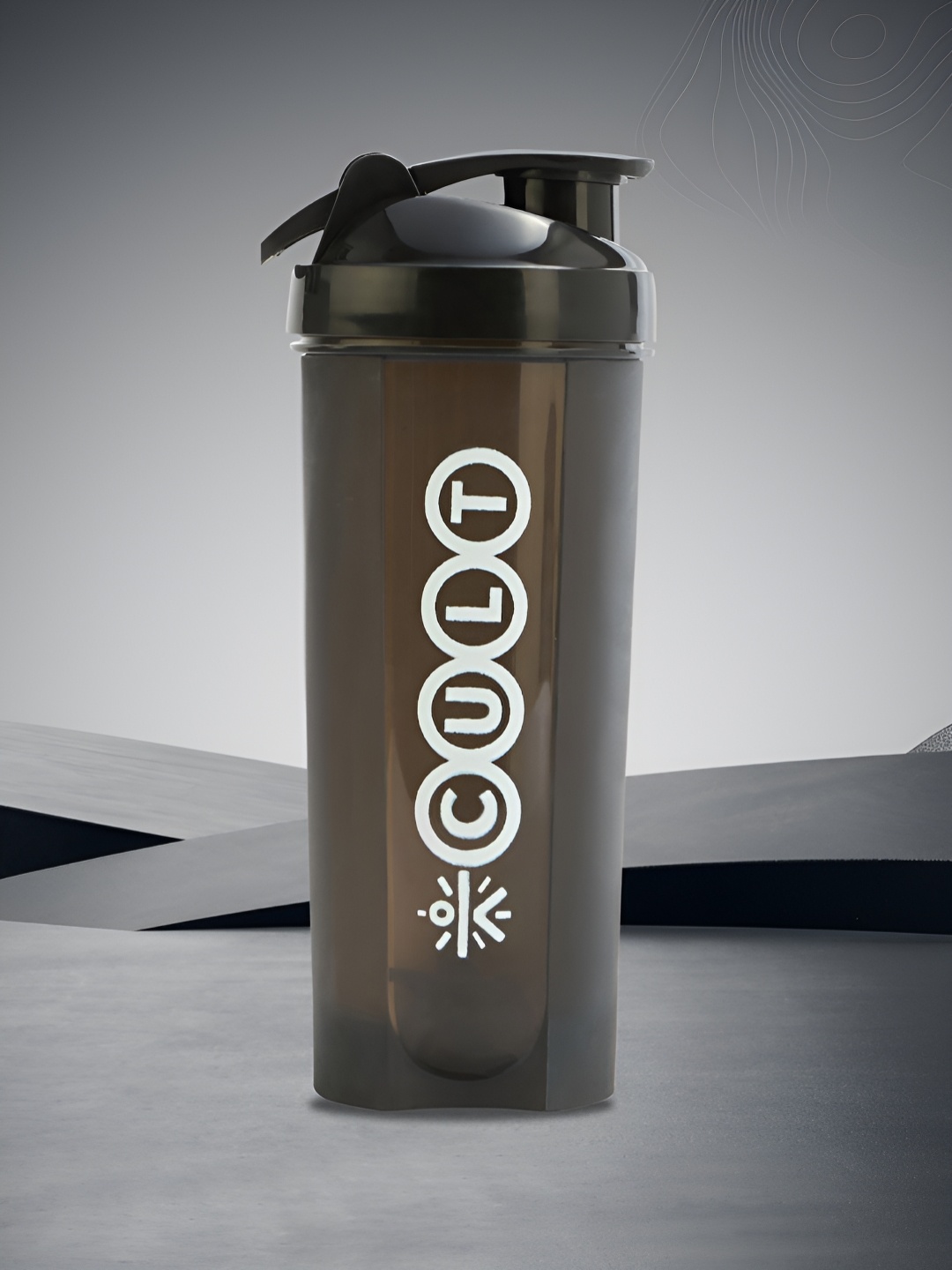 

CULT Black & White Single Plastic Printed Water Bottle