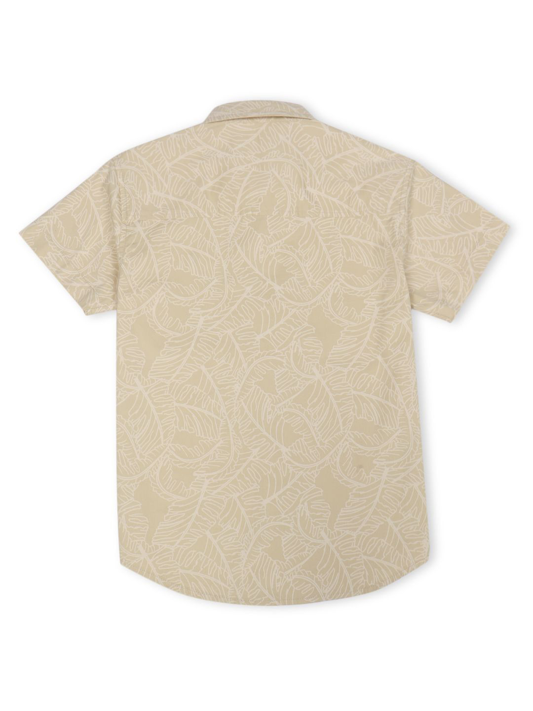 

Gini and Jony Boys Standard Floral Opaque Printed Casual Shirt, Beige