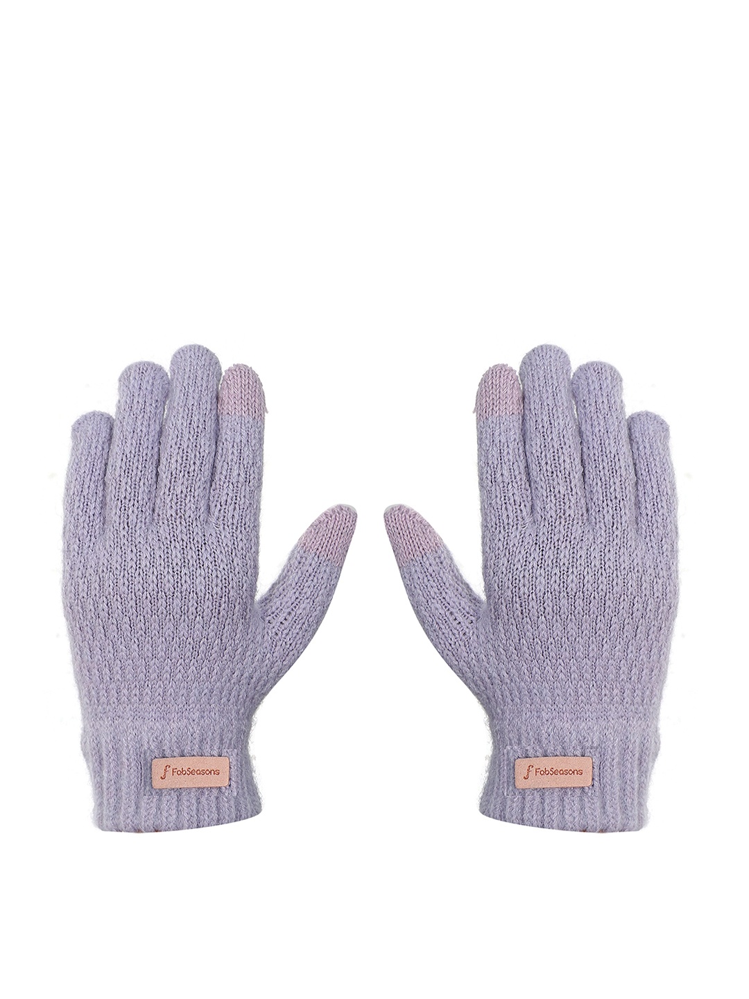 

FabSeasons Kids Acrylic Winter Gloves, Purple
