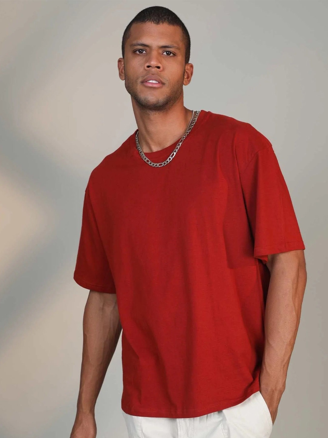 

BOTNIA Unisex Printed T-shirt, Red