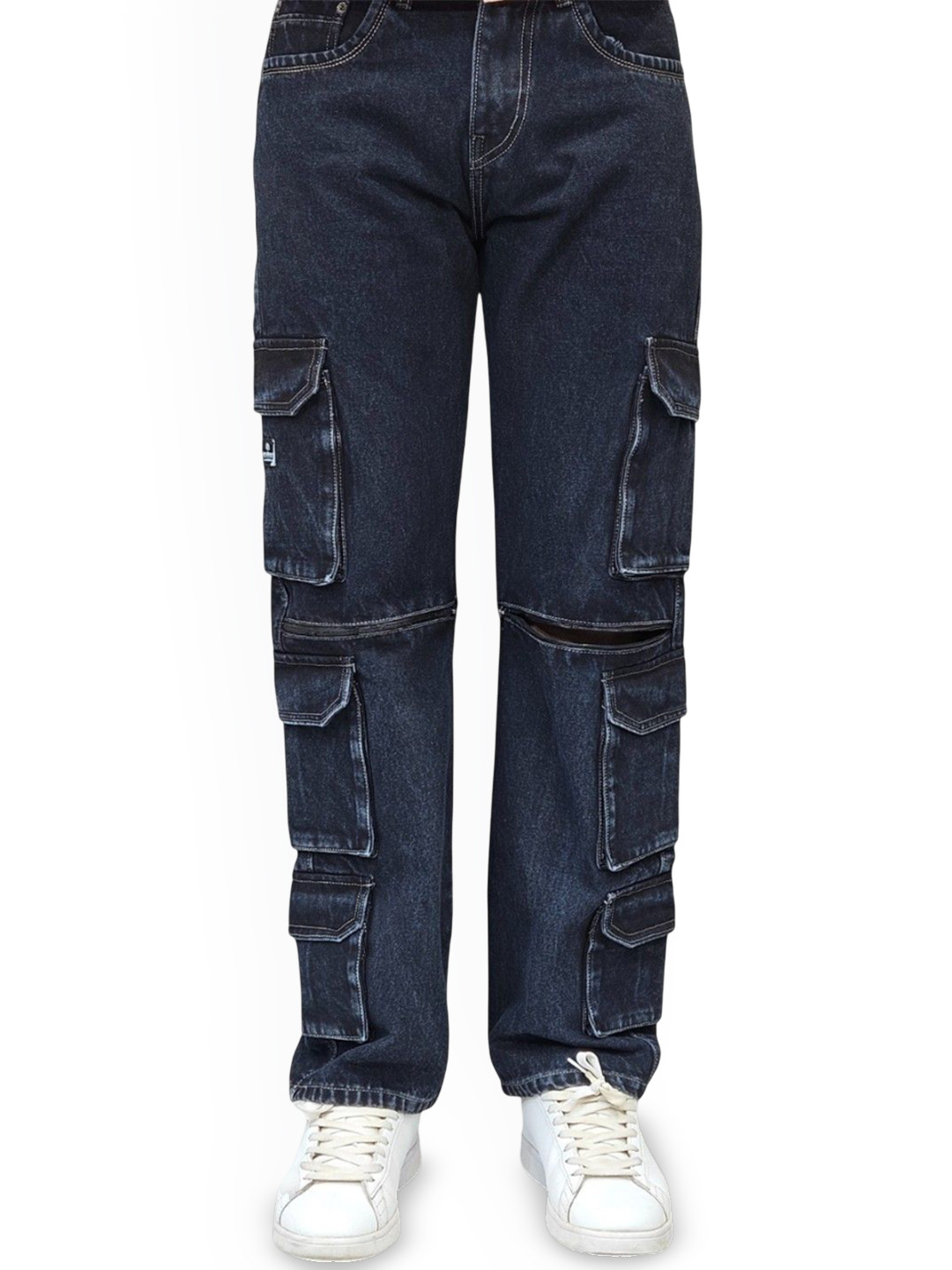 

BOTABOCHI Men Straight Fit Mid Rise Jeans, Blue
