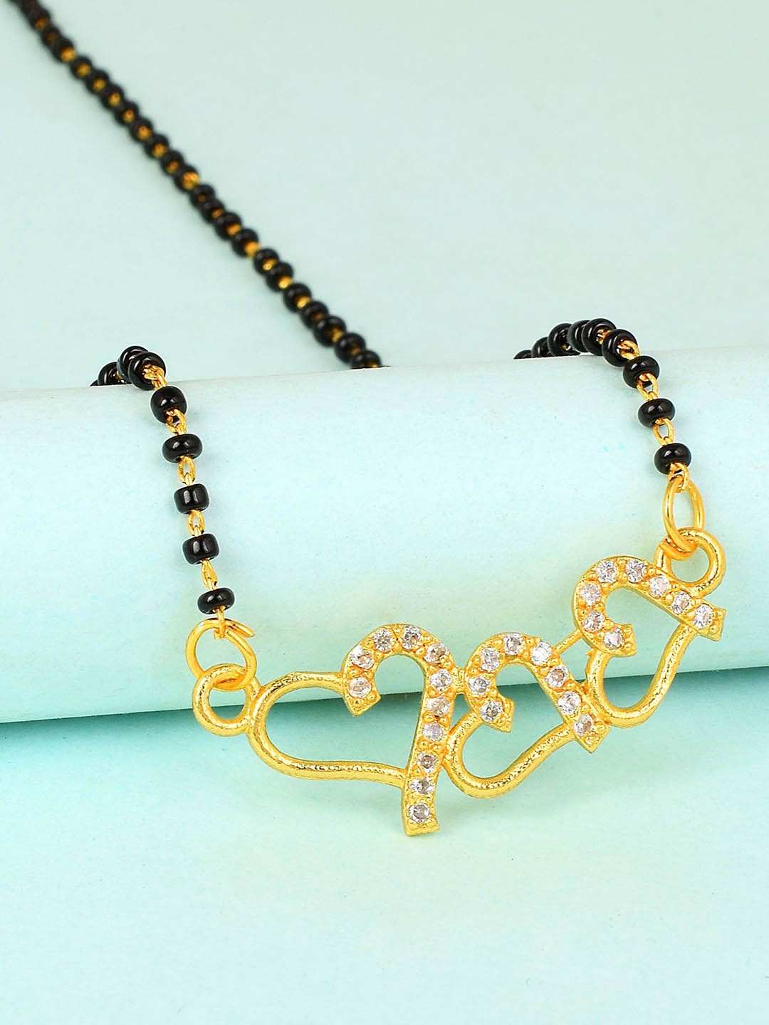 

MEMOIR Gold-Plated Beaded Mangalsutra