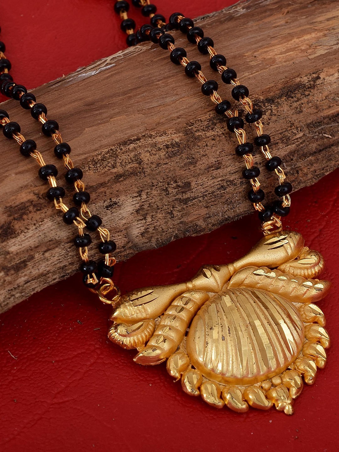 

MEMOIR Gold-Plated Beaded Mangalsutra