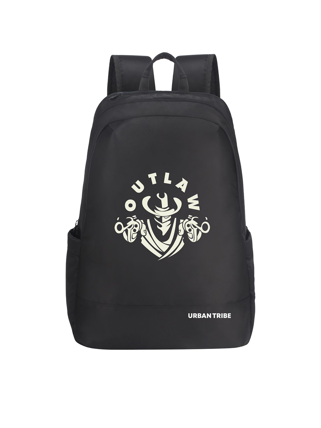 

URBAN TRIBE Men Graphic Printed Backpack, Black