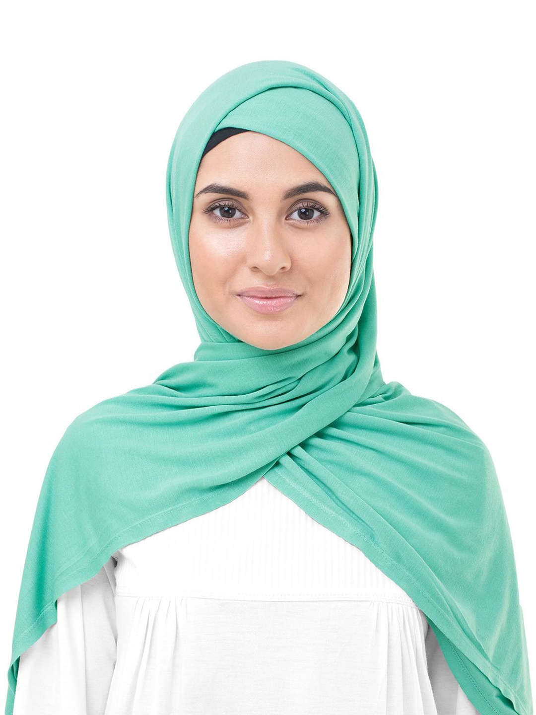 

IDH London Women Solid Scarf, Turquoise blue