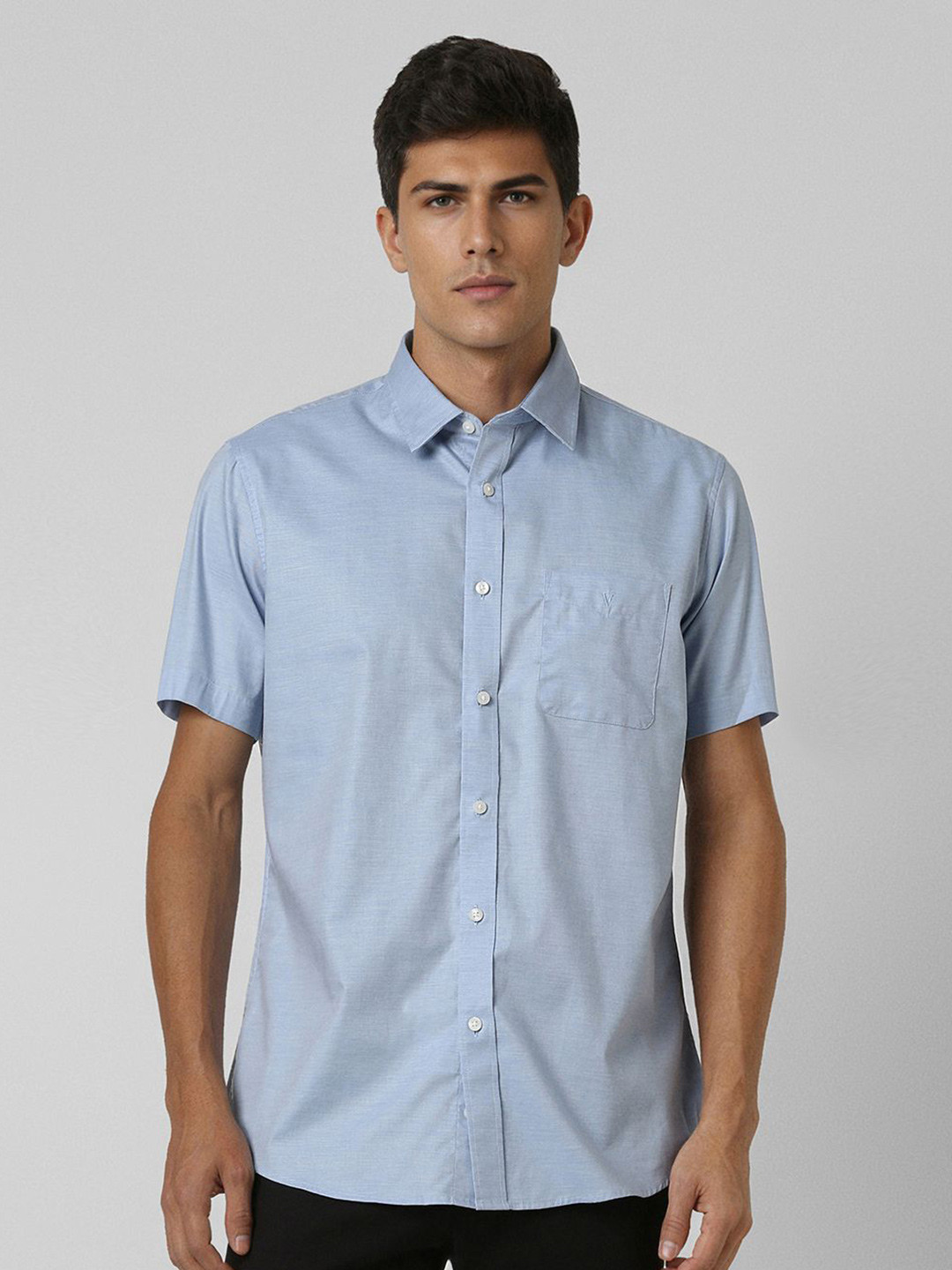 

Van Heusen Sport Men Slim Fit Opaque Casual Shirt, Blue