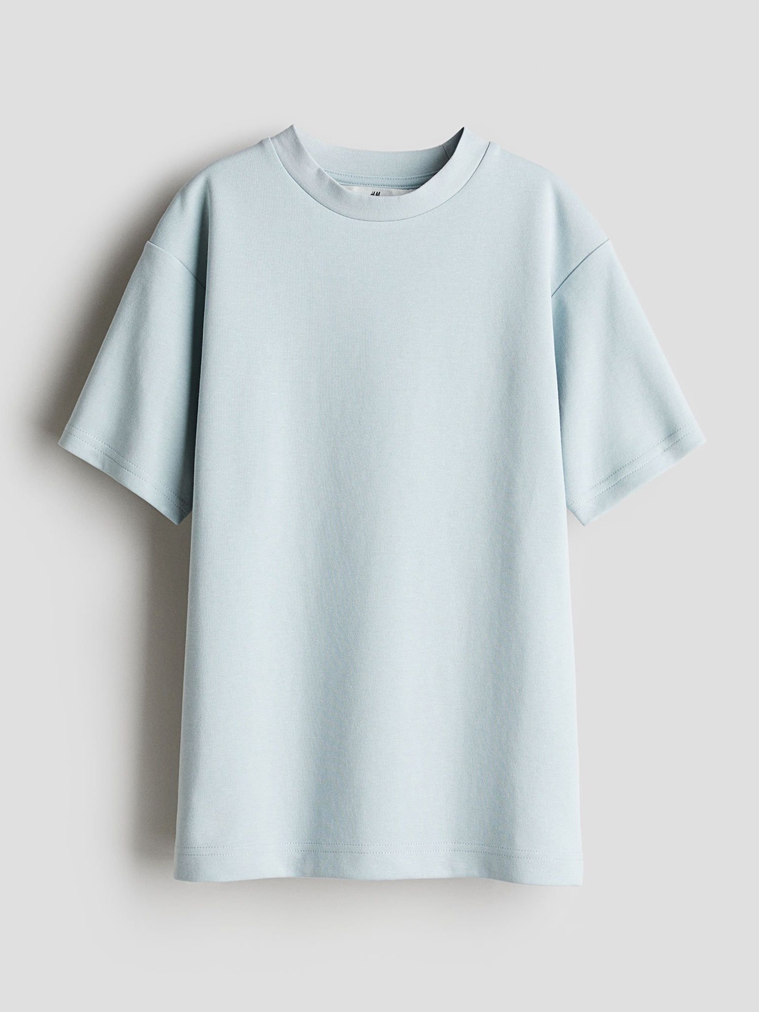 

H&M Girls Loose-Fit Scuba T-shirt, Turquoise blue