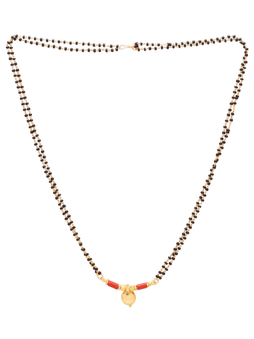 

MEMOIR Gold-Plated Artificial Beads Mangalsutra