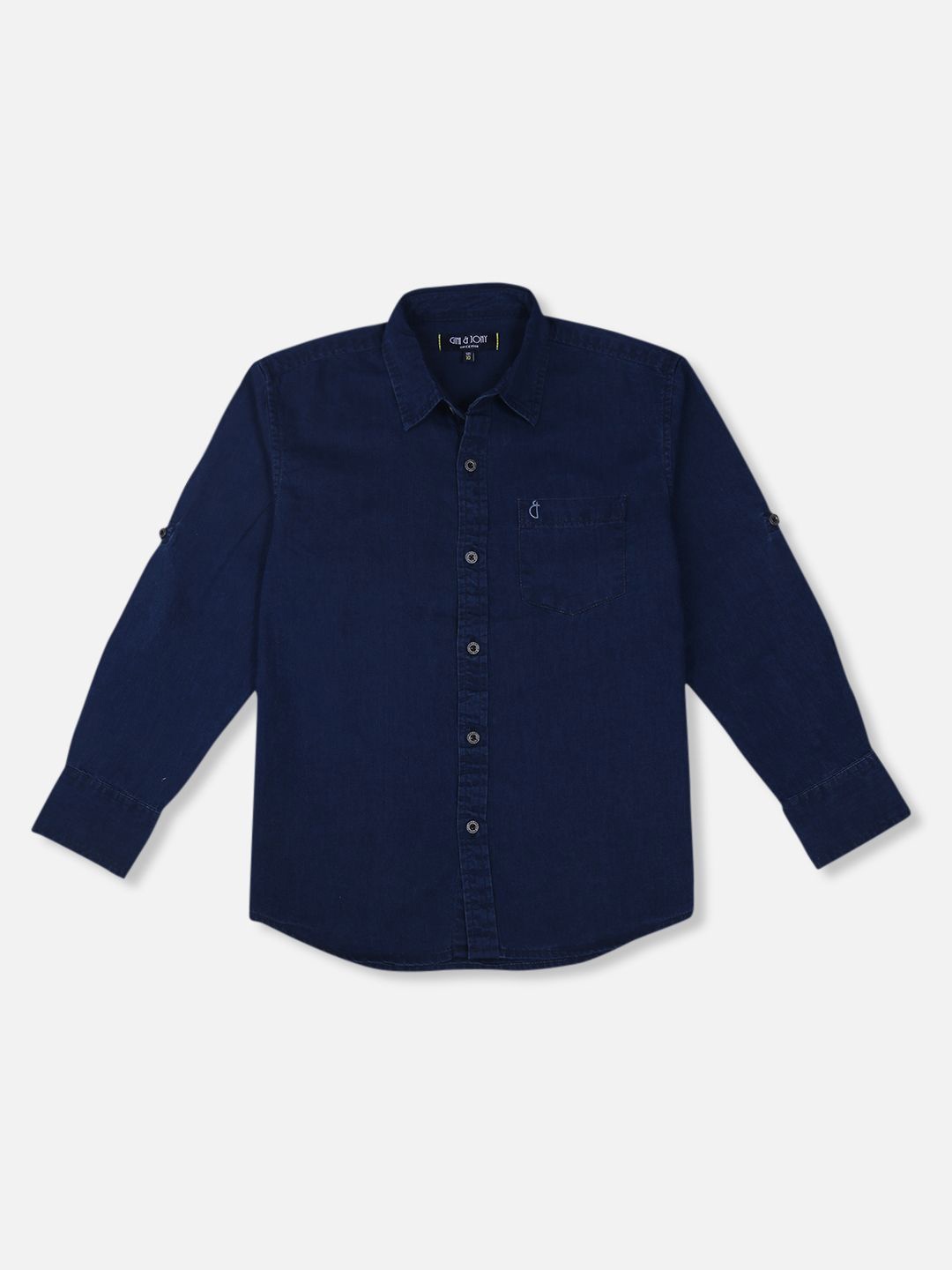 

Gini and Jony Boys Standard Opaque Casual Shirt, Blue
