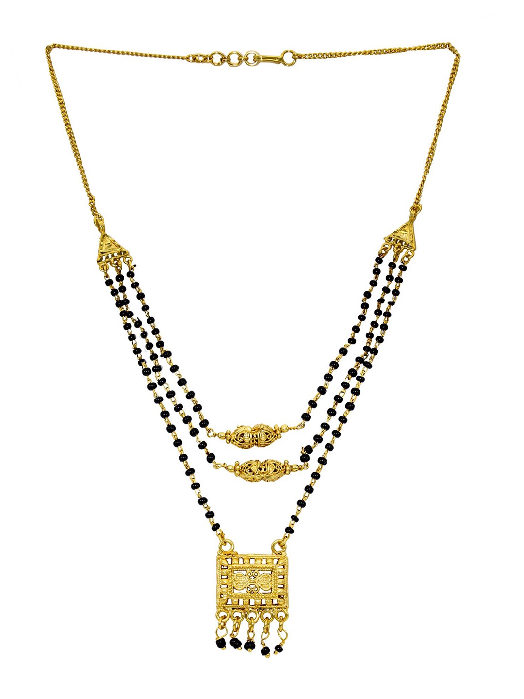 

MEMOIR Gold-Plated Beaded Mangalsutra
