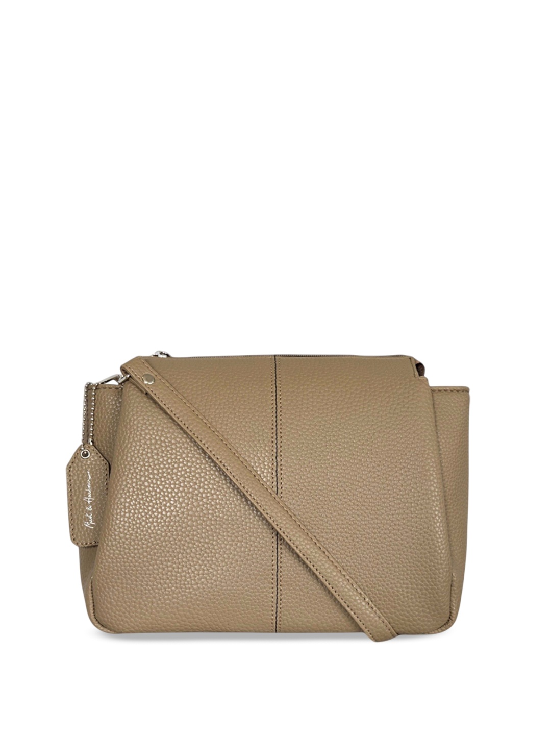 

Mast & Harbour PU Structured Sling Bag, Tan
