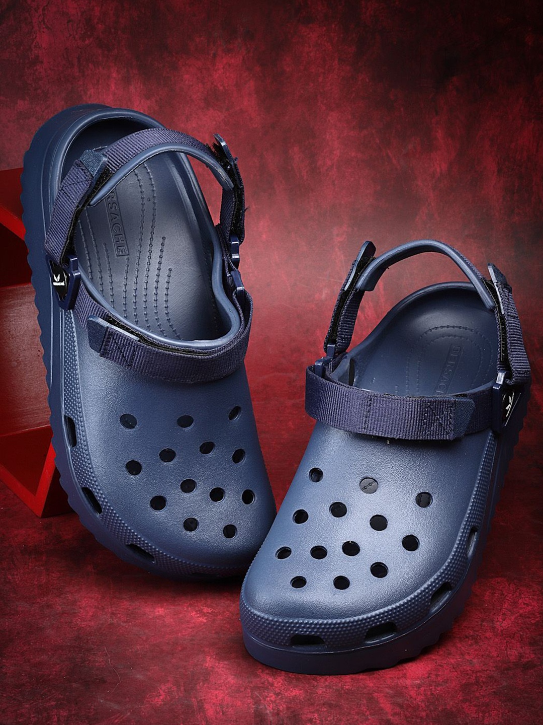 

BERSACHE Men Rubber Clogs, Blue