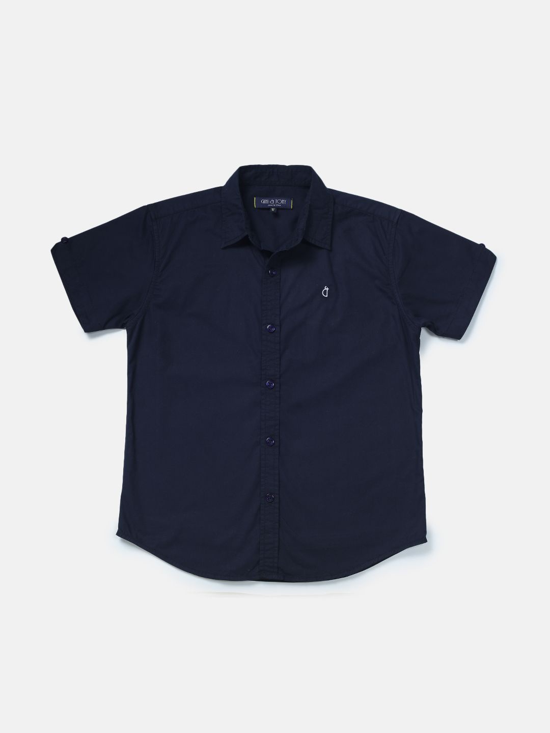 

Gini and Jony Boys Standard Opaque Casual Shirt, Navy blue