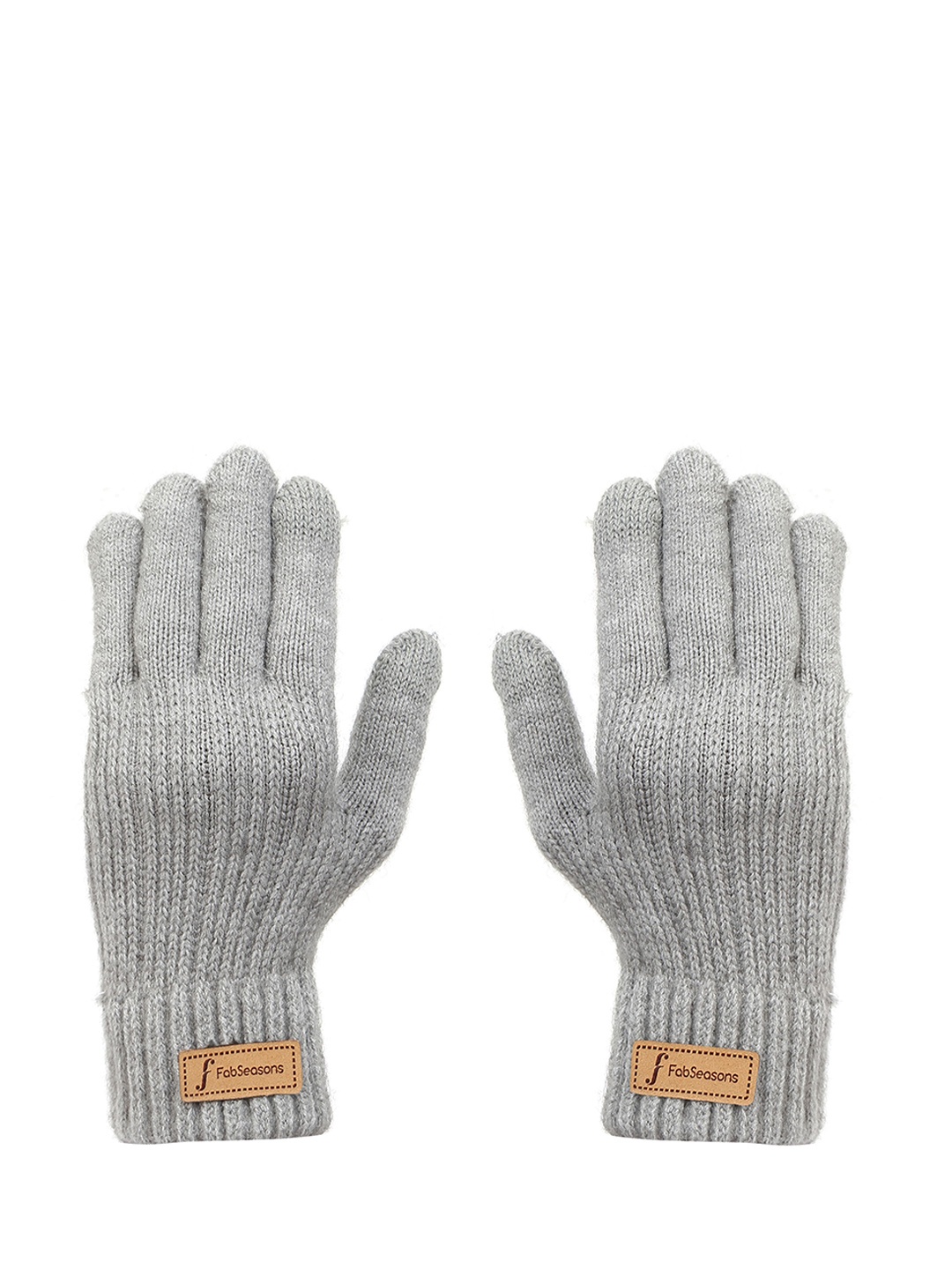 

FabSeasons Kids Winter Gloves, Grey