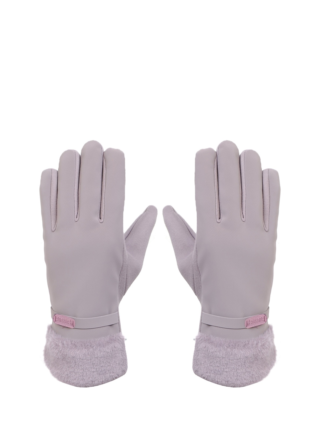 

FabSeasons Women Acrylic Winter Gloves, Purple