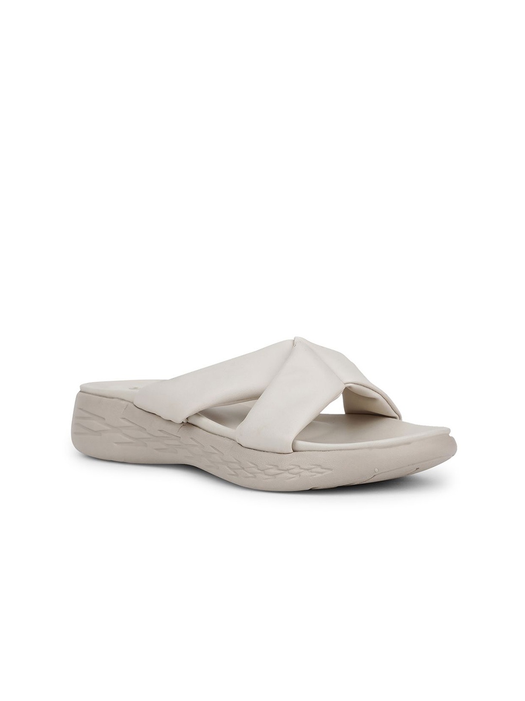 

Bata Women Comfortable, Stylish & Lightweight Sliders, Off white