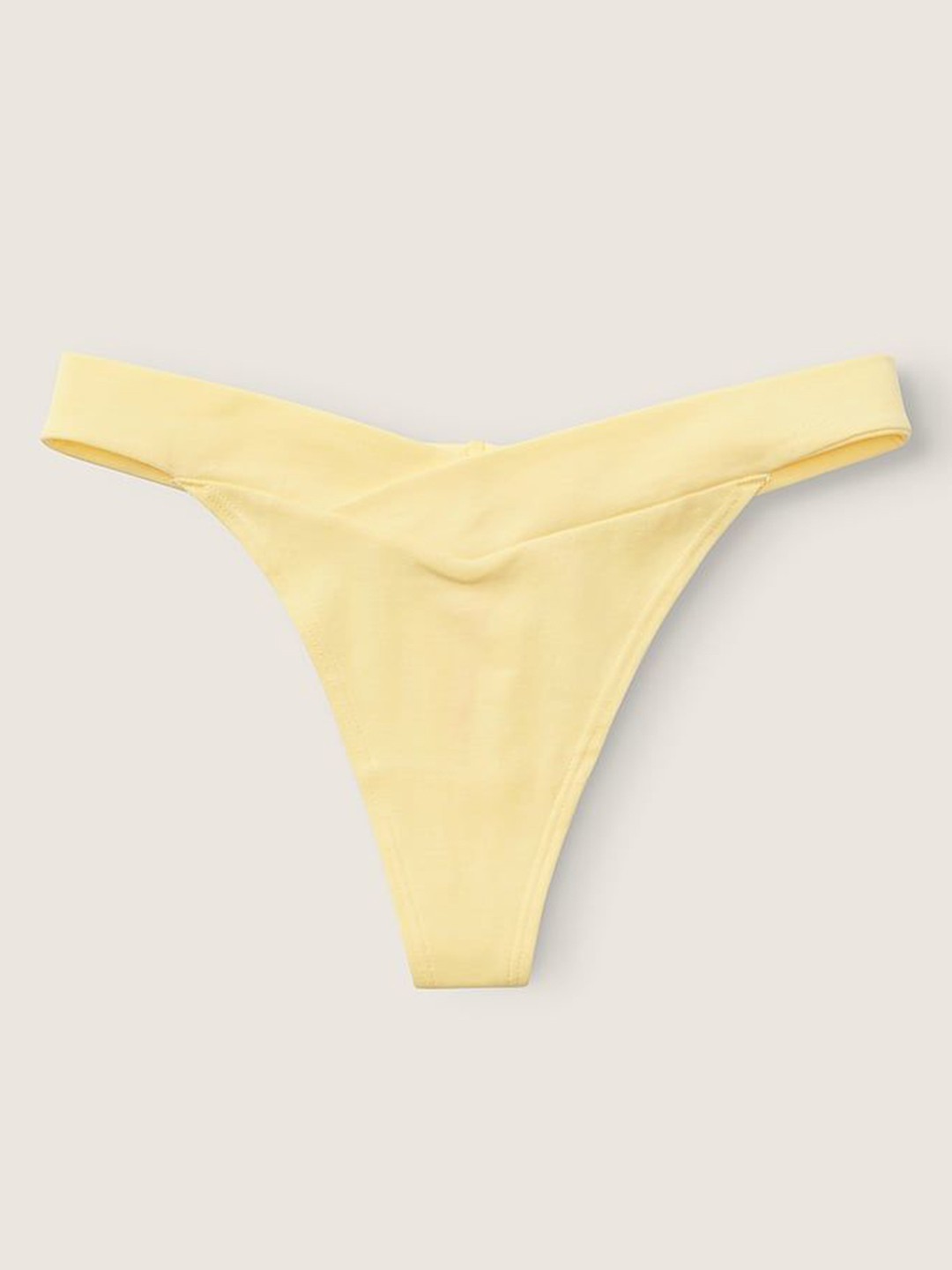 

Victoria's Secret PINK Crossover Thong Panty 111991895BB6, Yellow