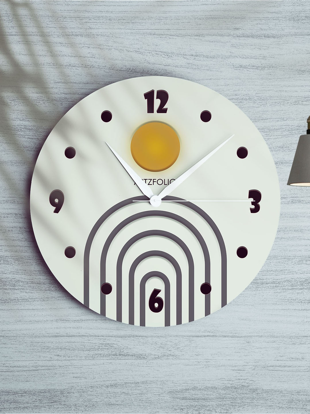 

ArtzFolio Multicoloured Printed Contemporary Wall Clock, Multi