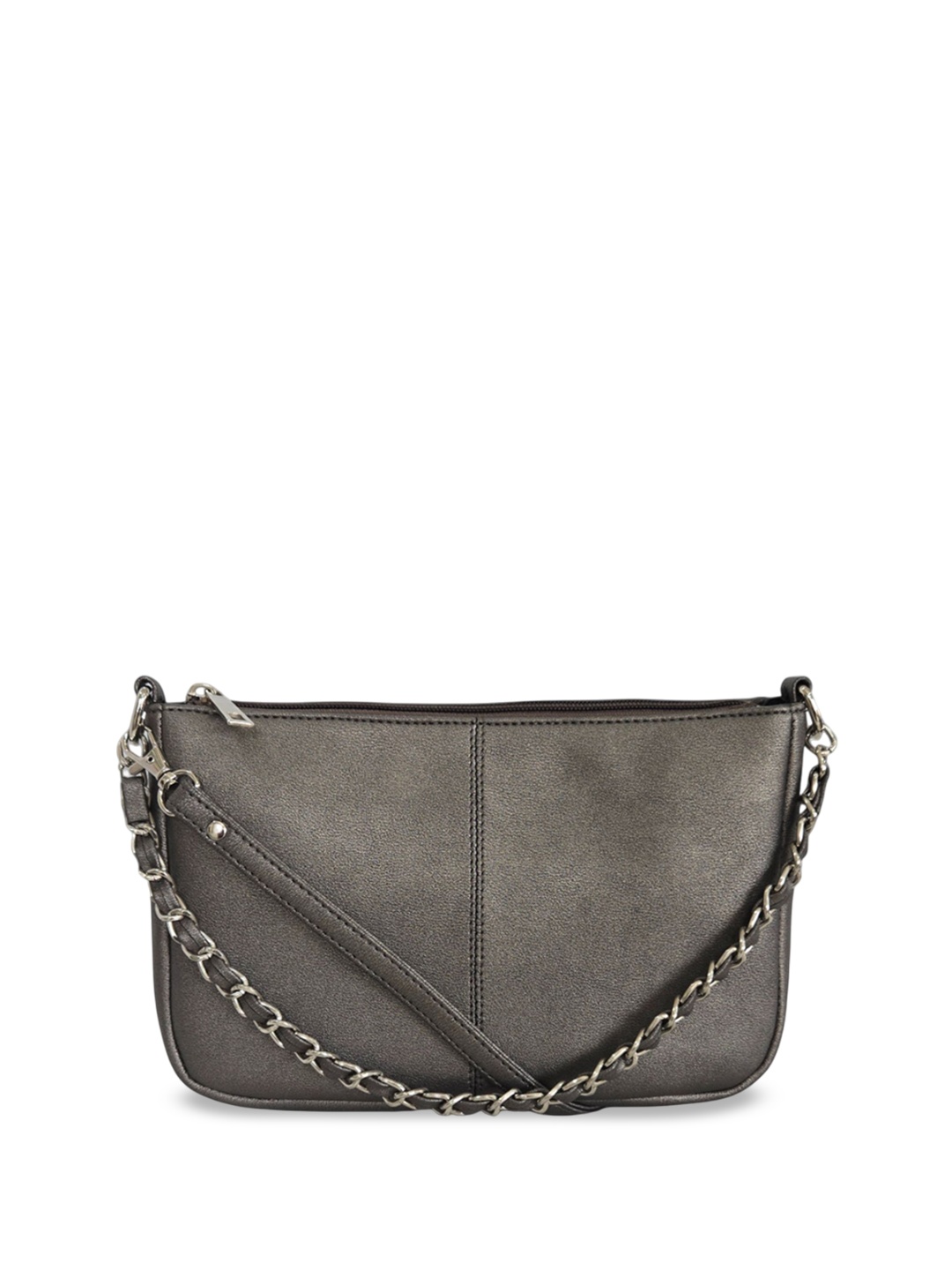 

Mast & Harbour PU Structured Sling Bag, Grey