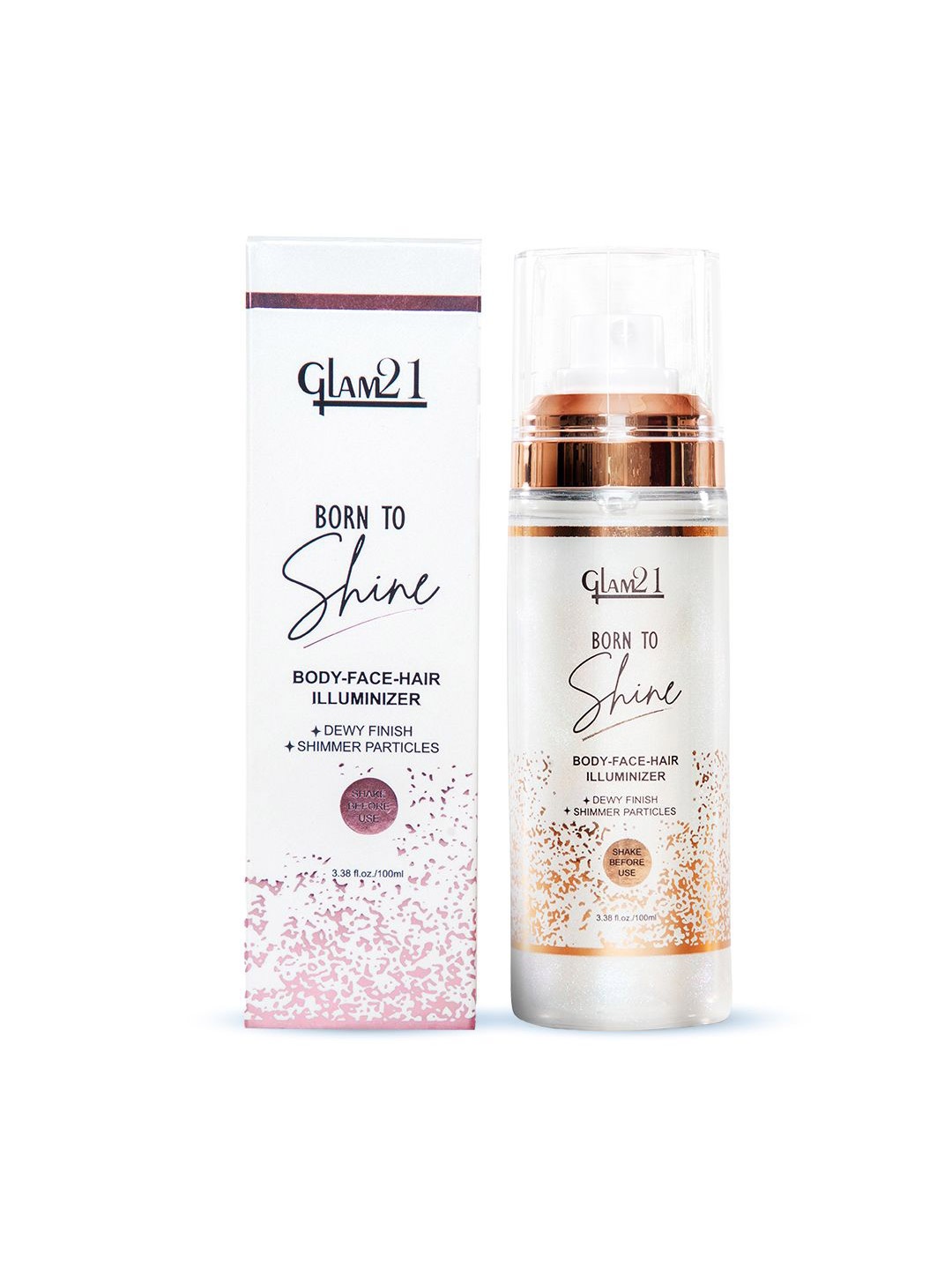 

GLAM21 Born To Shine Shimmer Illuminizer - 100 ml - Holo, Silver