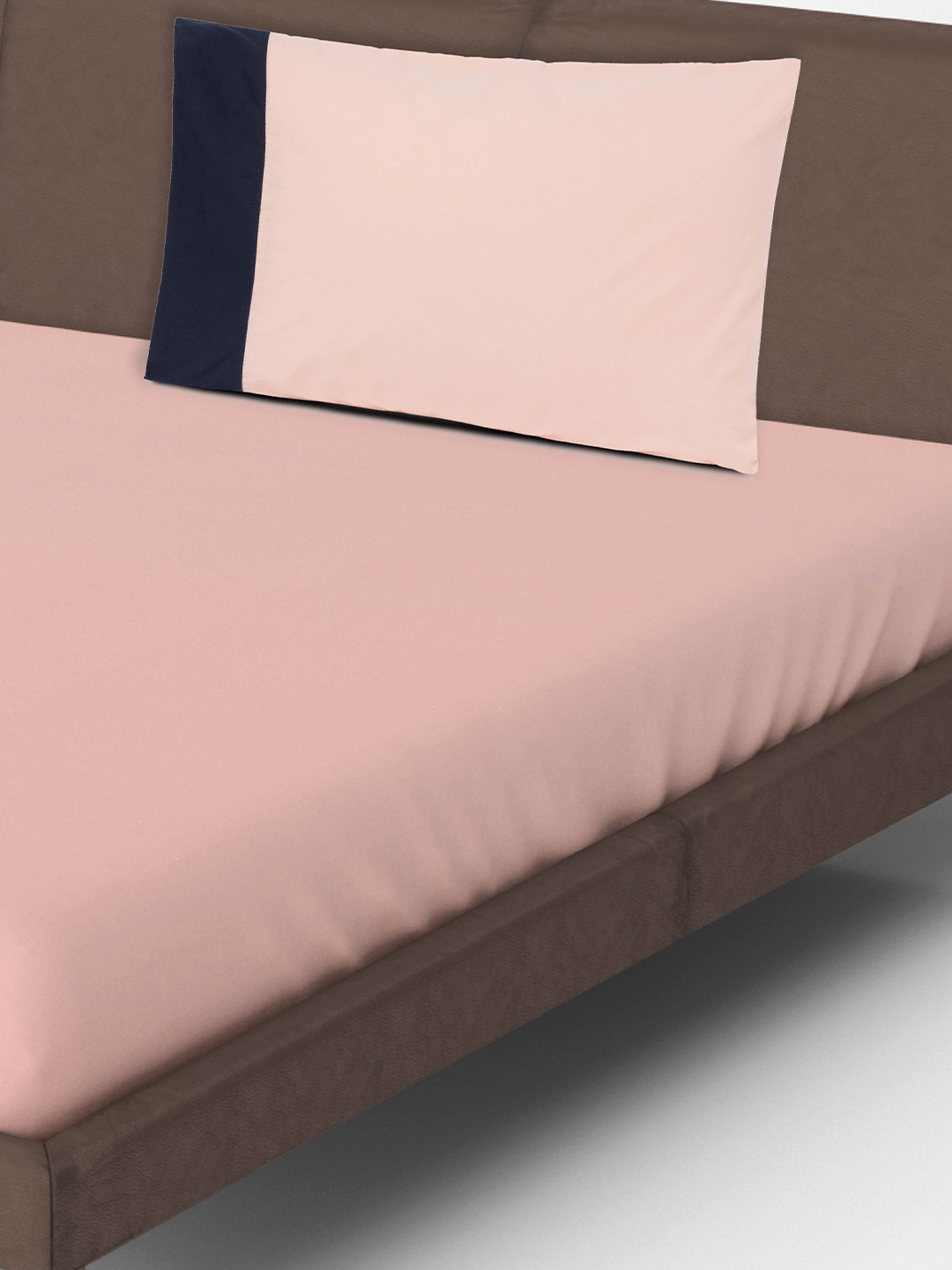 

10Club Single Bedsheet with 1 pillow cover, Peach