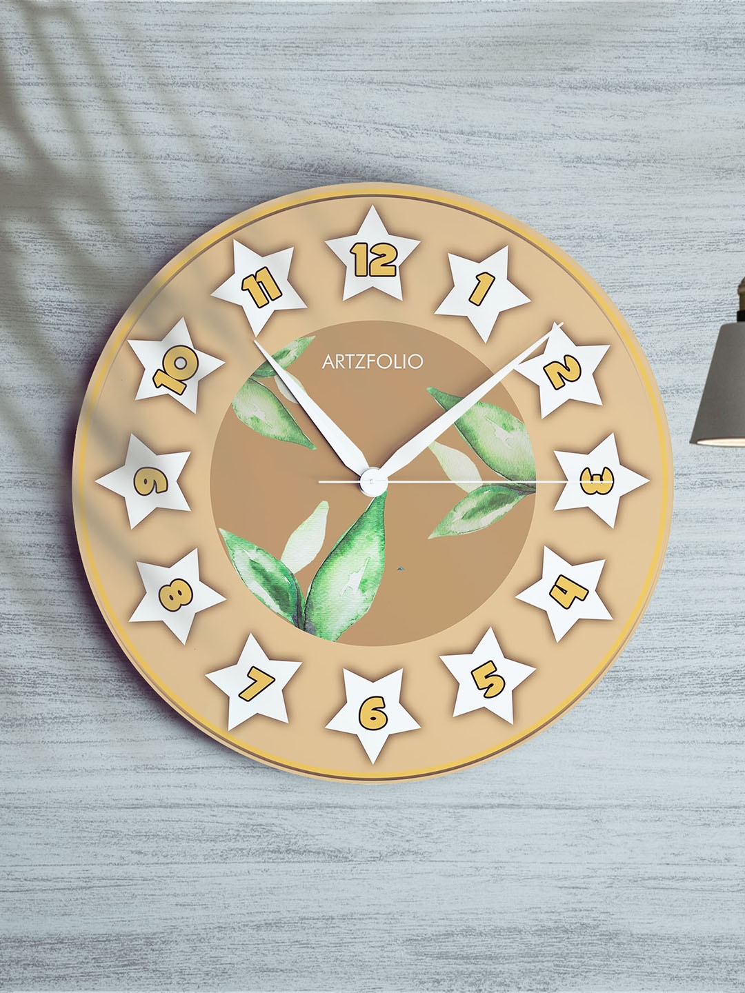 

ArtzFolio Multicoloured Printed Contemporary Wall Clock, Multi